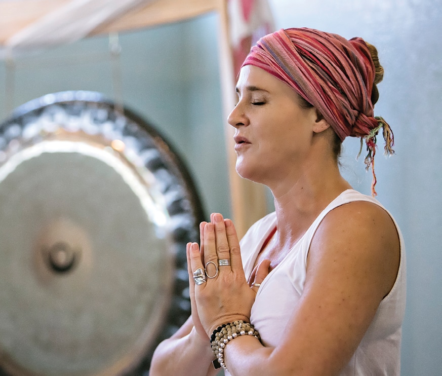 mountain sound healing gong